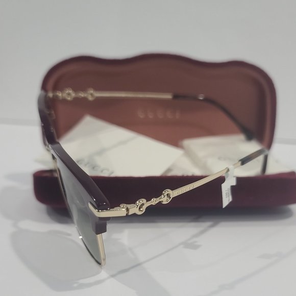NEW ✅ Gucci GG0918S 003 Sunglasses Set Hard & Soft Case Cloth Authenticity Card main image 13